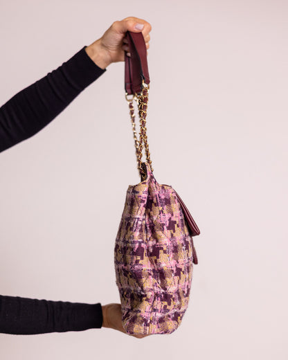 Borsa tracolla trapuntata