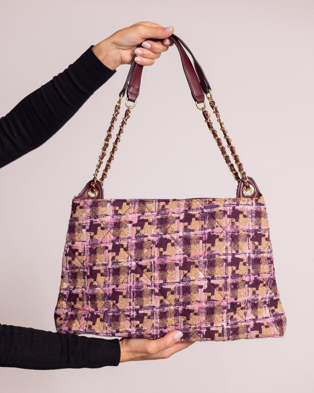 Borsa tracolla trapuntata