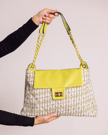 Borsa tracolla trapuntata