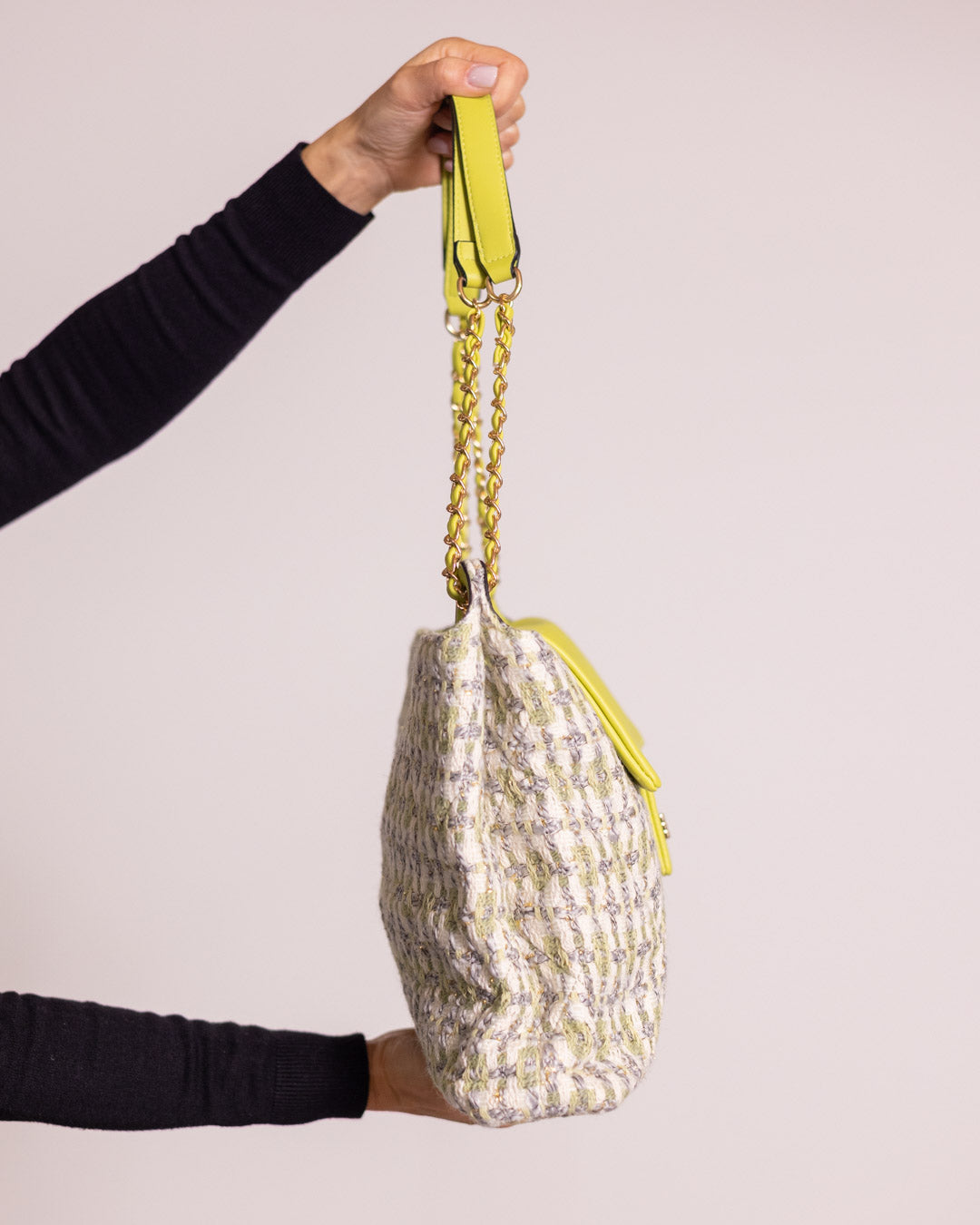 Borsa tracolla trapuntata