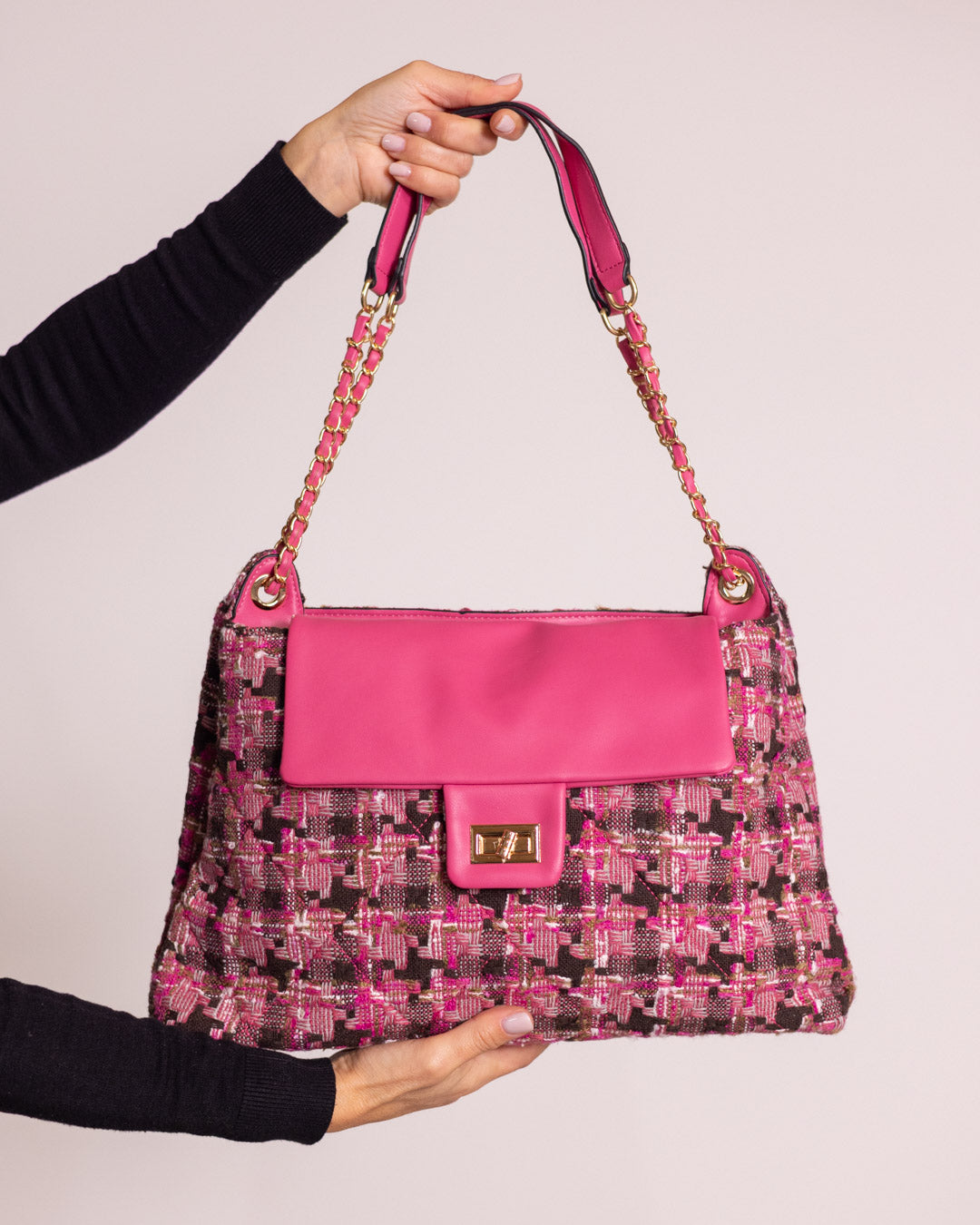 Borsa tracolla trapuntata