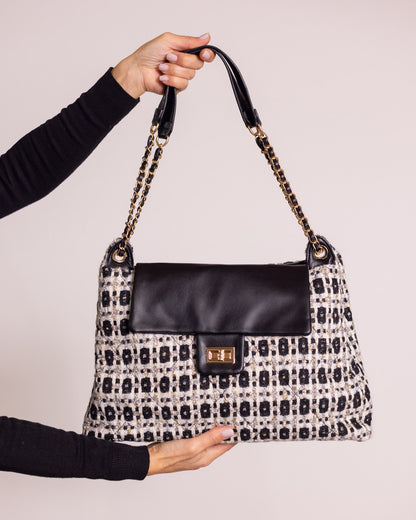 Borsa tracolla trapuntata