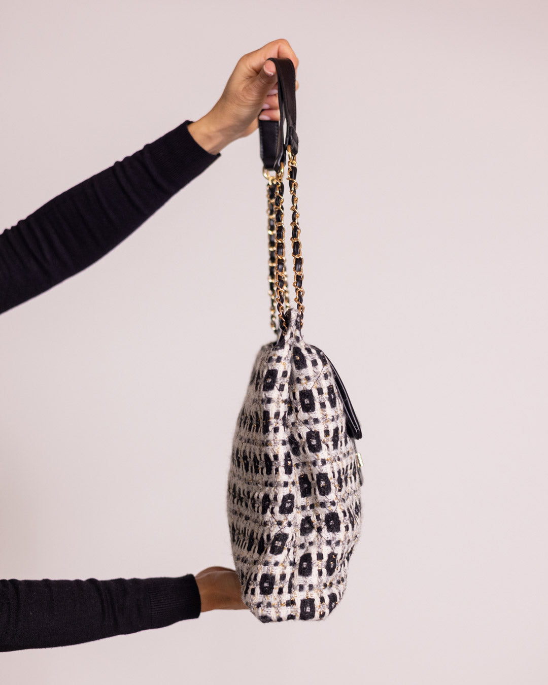 Borsa tracolla trapuntata