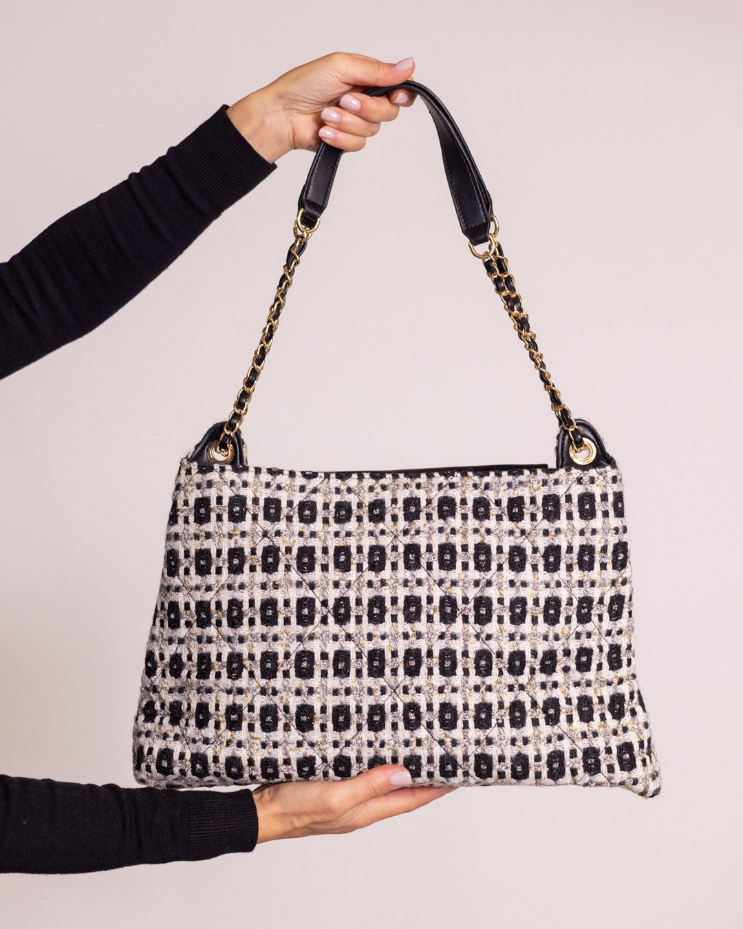 Borsa tracolla trapuntata