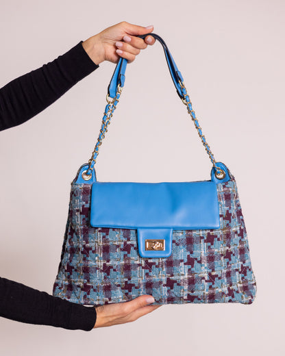 Borsa tracolla trapuntata