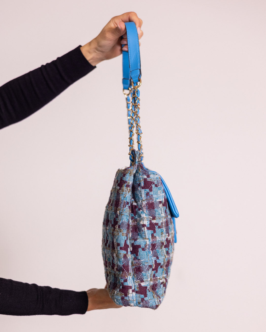 Borsa tracolla trapuntata