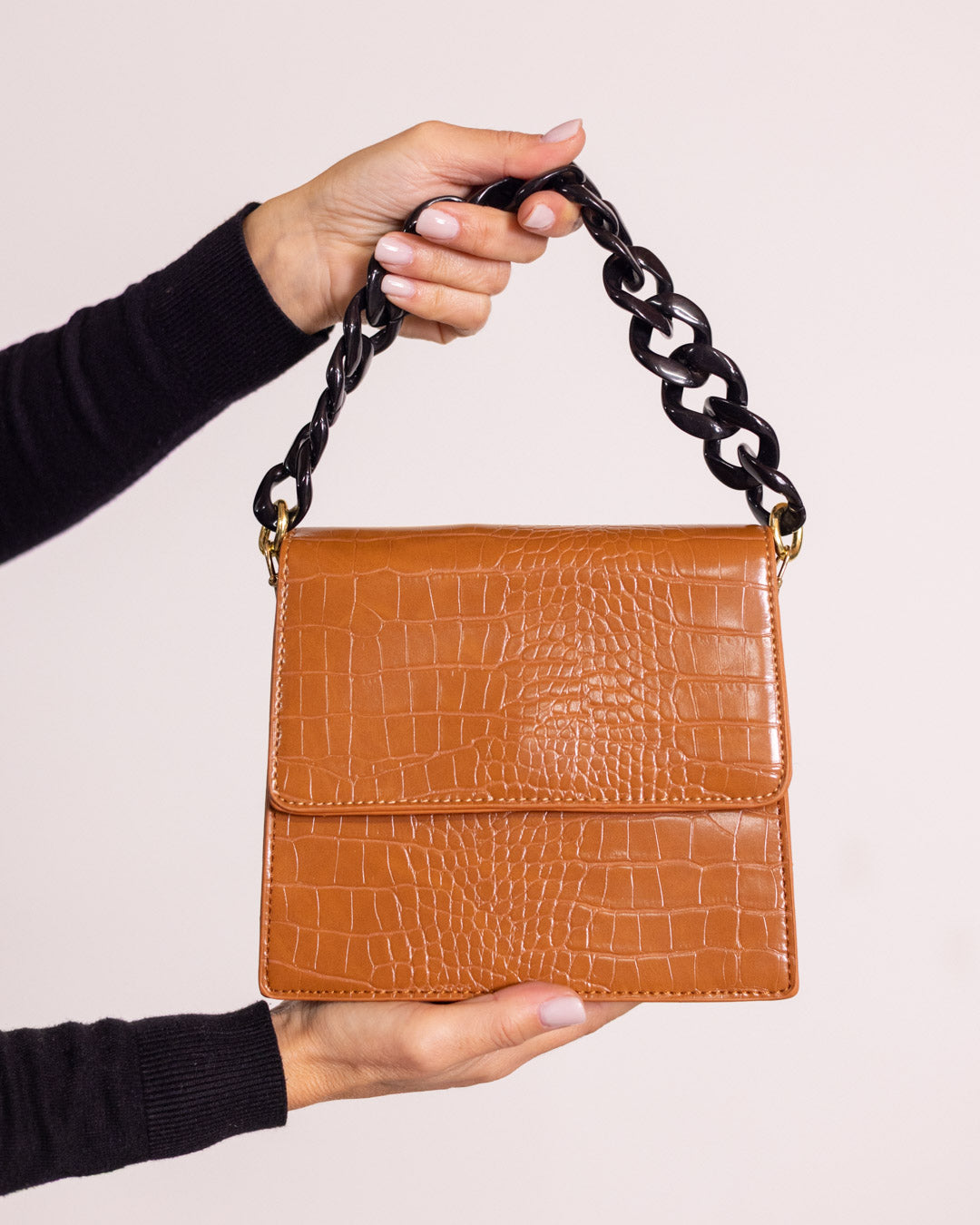 Bag compact coccodrillo