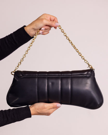 Borsa baguette  coccodrillo