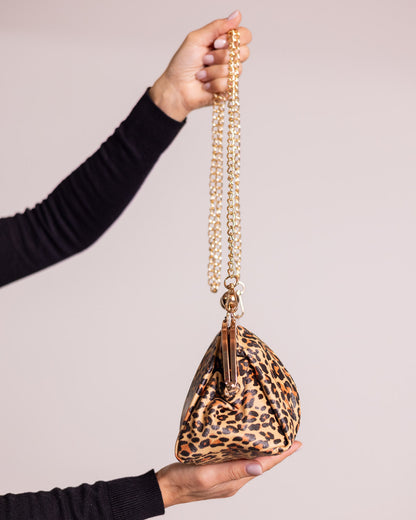 Pochette con chiusura kiss lock