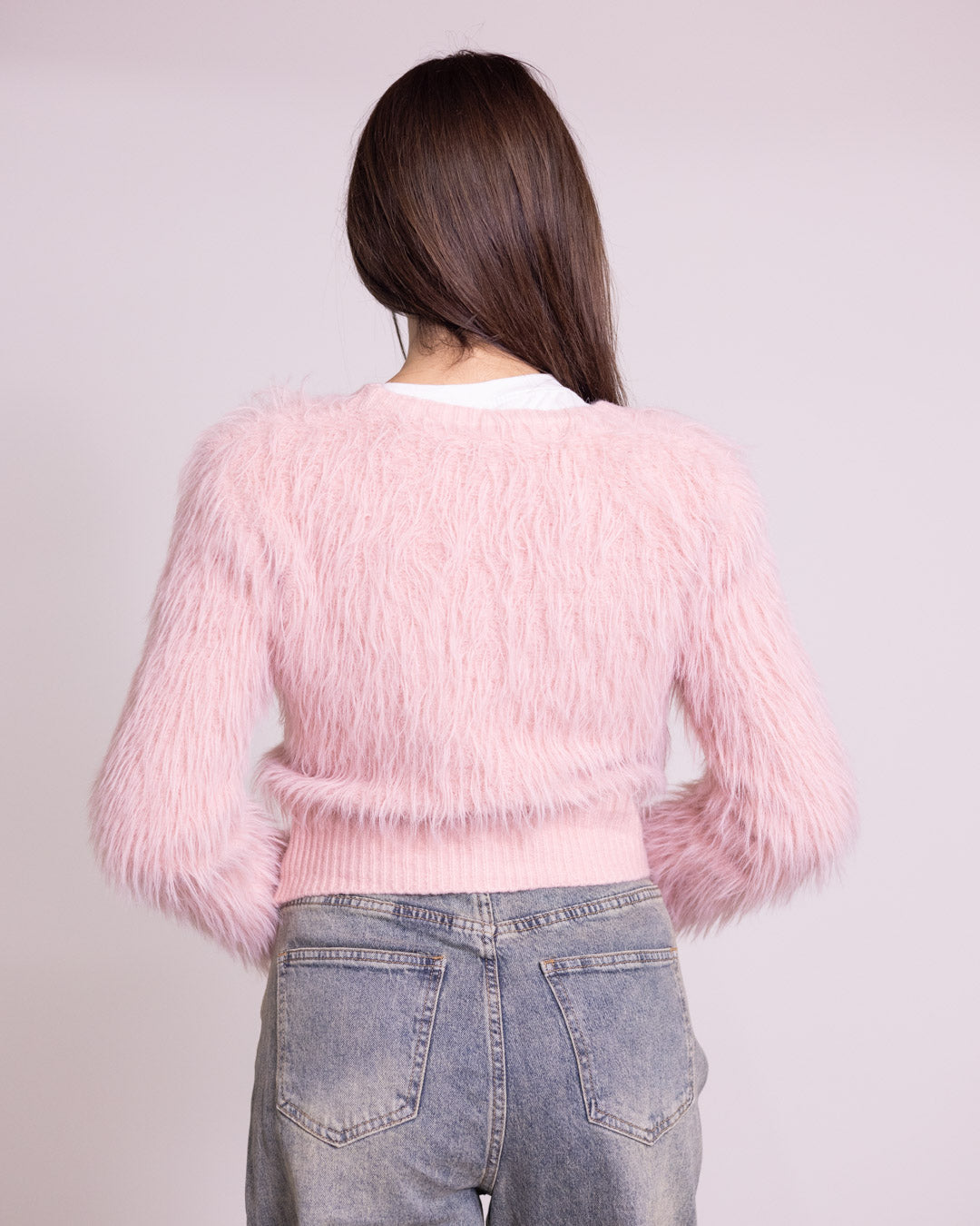 Cardigan cropped 4 bottoni