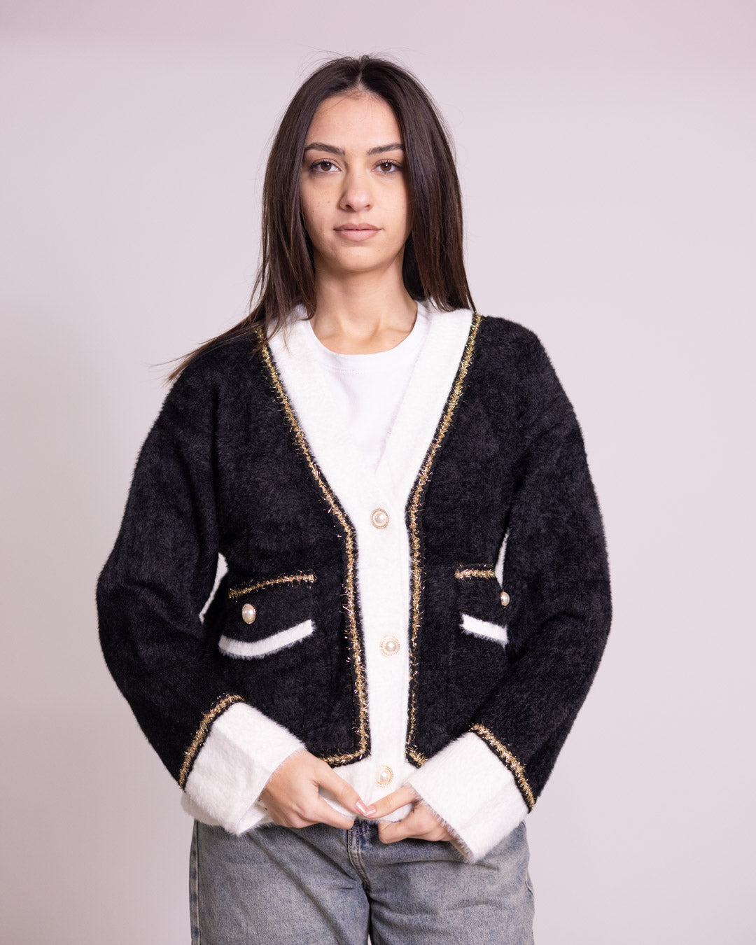 Cardigan 3 bottoni