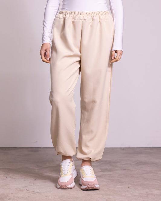 Joggers con lacci ai polsini