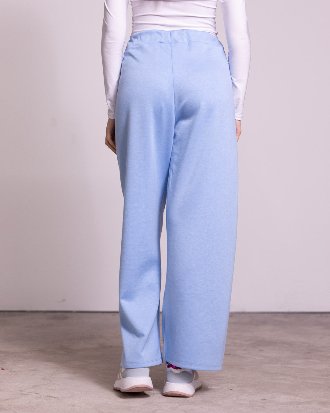 Pantalone morbido wide leg