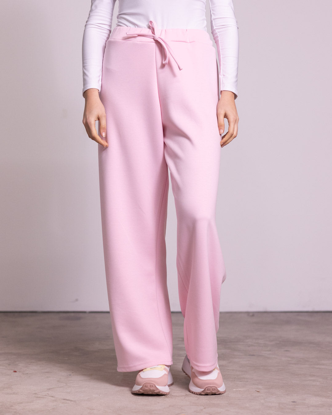 Pantalone morbido wide leg