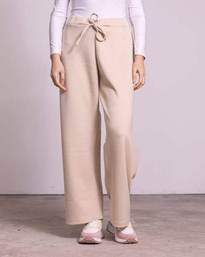 Pantalone morbido wide leg