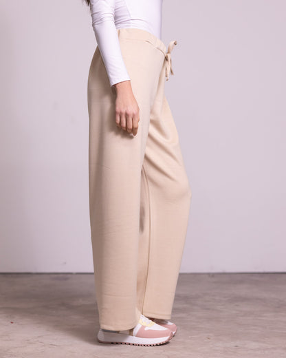 Pantalone morbido wide leg