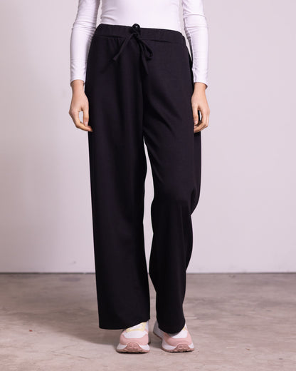 Pantalone morbido wide leg