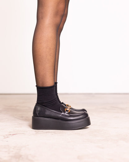 Mocassino platform morso