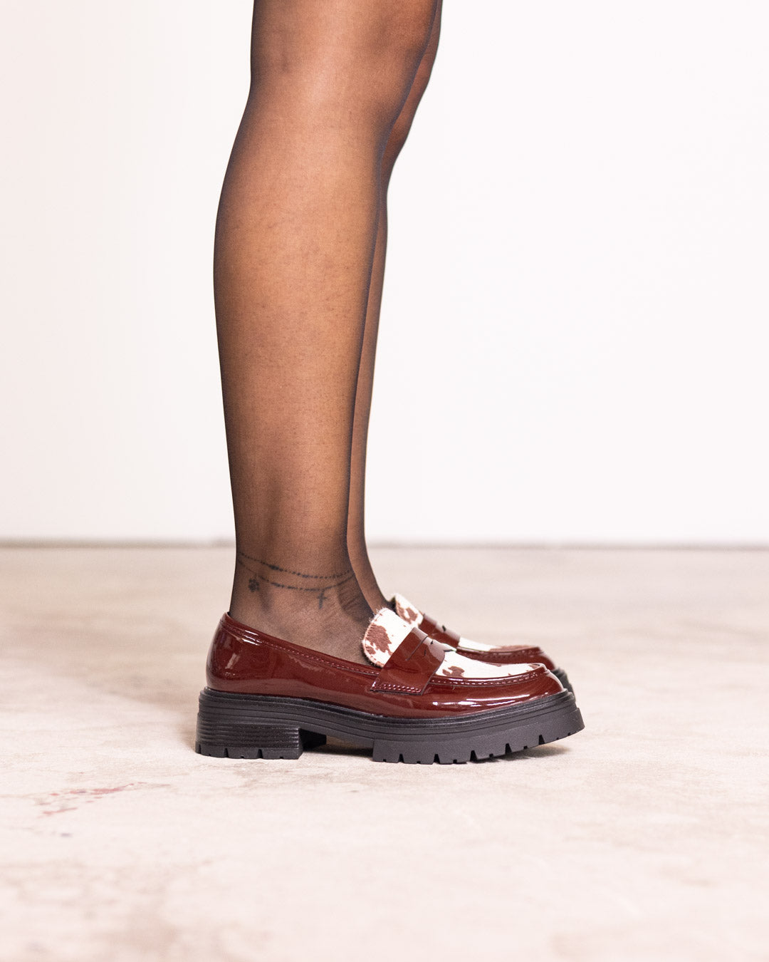 Mocassino chunky mucca