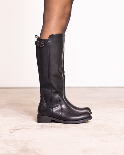 Stivale cavallerizza con fibbia
