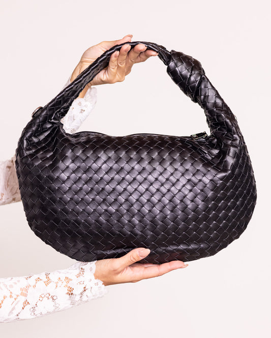 Borsa a mano intrecciata