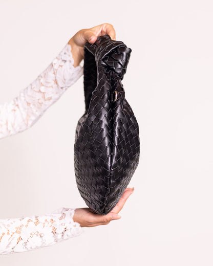 Borsa a mano intrecciata