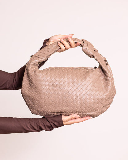 Borsa a mano intrecciata