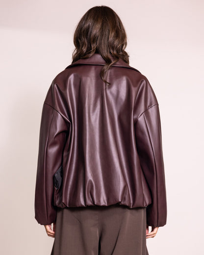 Giacca oversize con zip