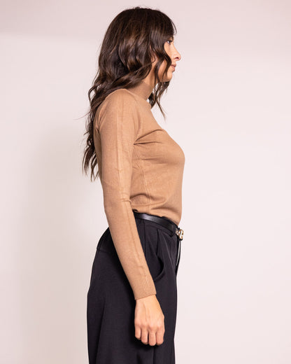 Maglione lupetto manica lunga