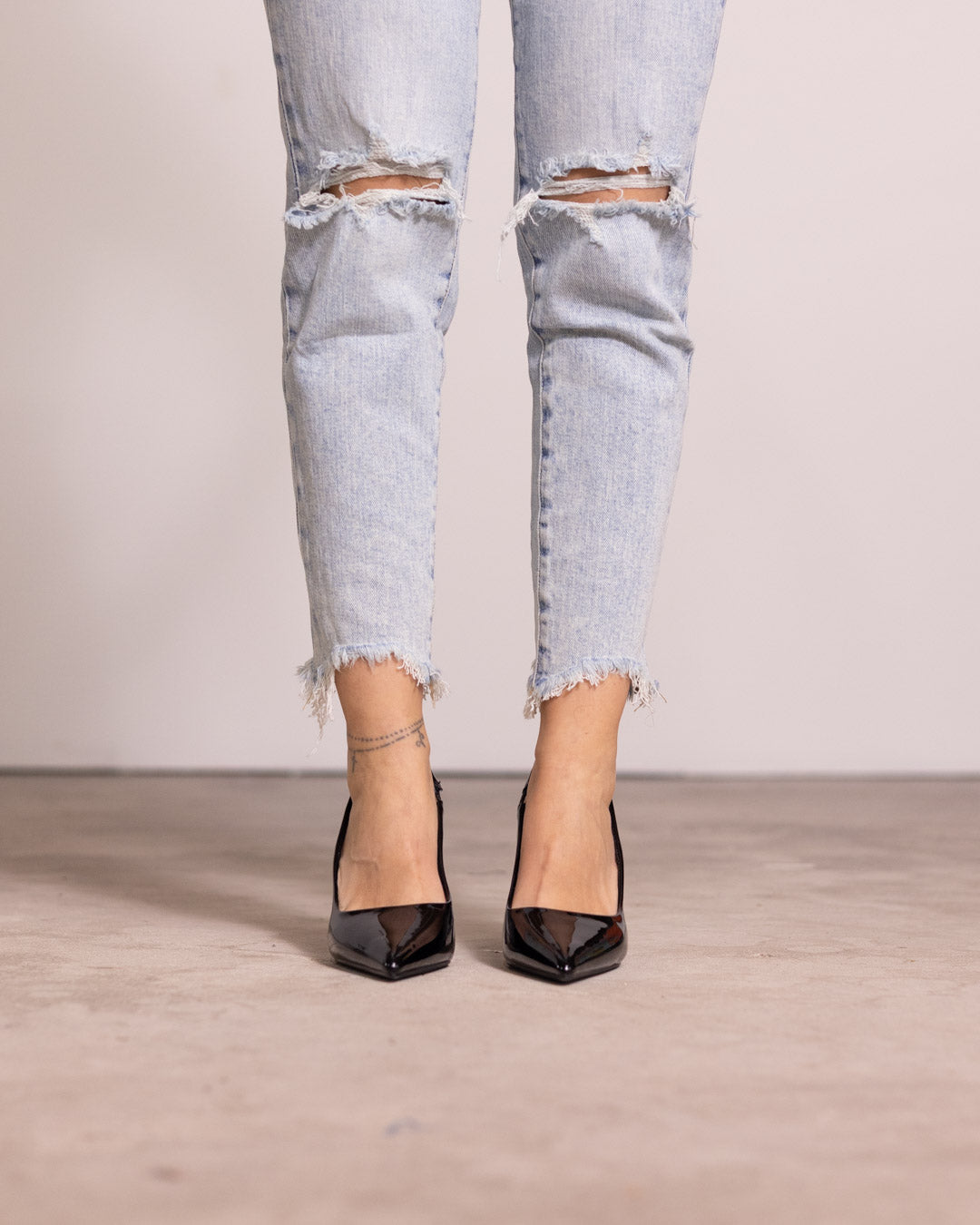 Décolleté slingback punta affilata