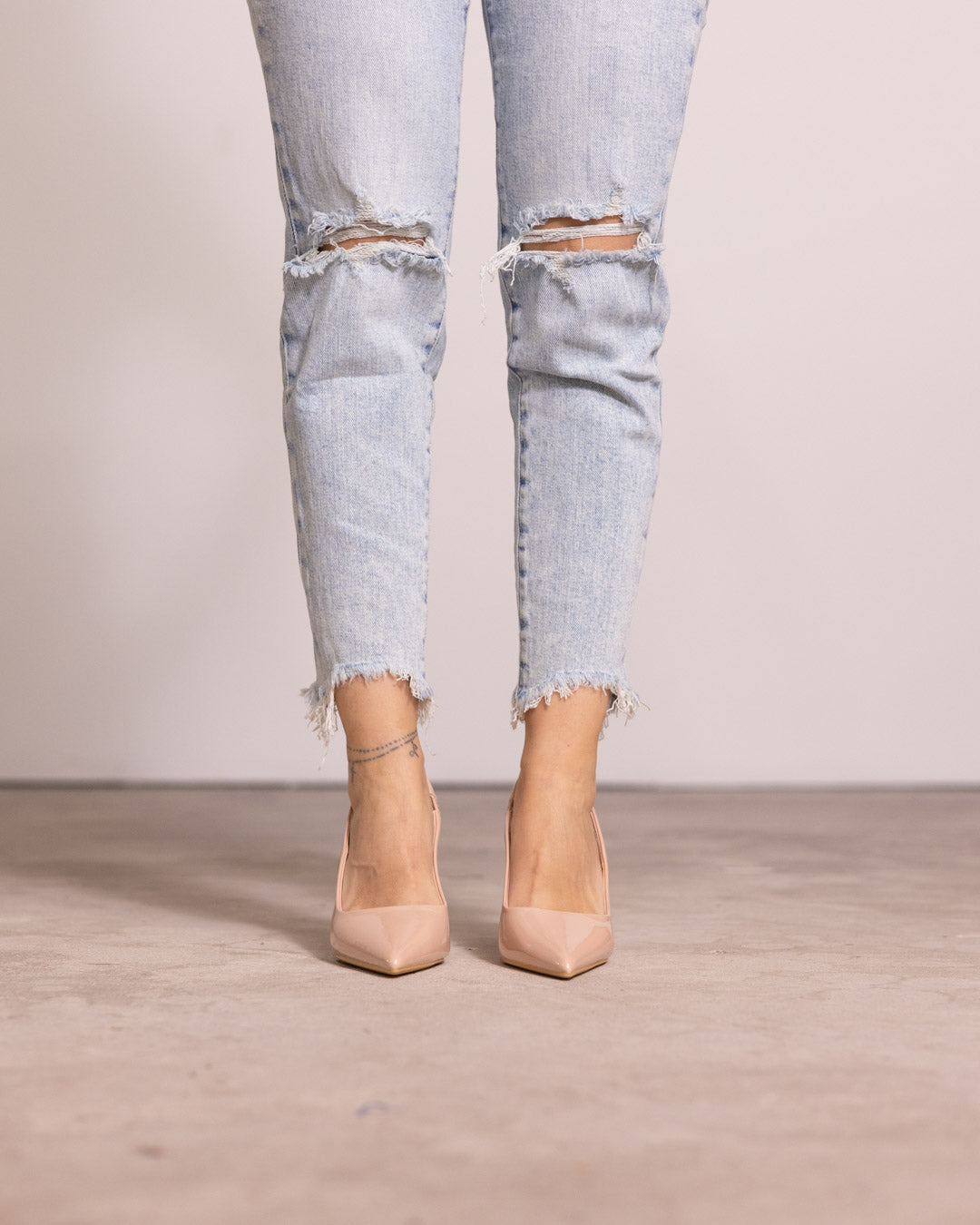 Décolleté slingback punta affilata