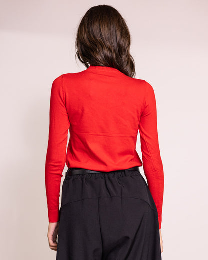 Maglione lupetto manica lunga