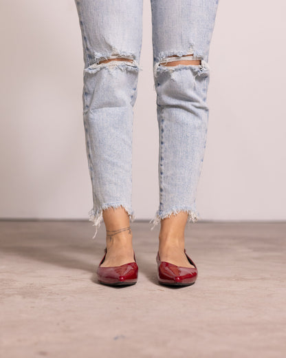 Ballerina slingback punta affusolata