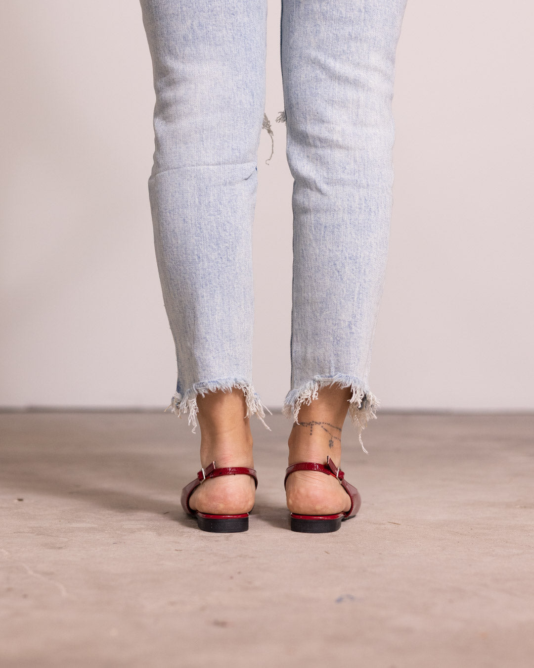 Ballerina slingback punta affusolata