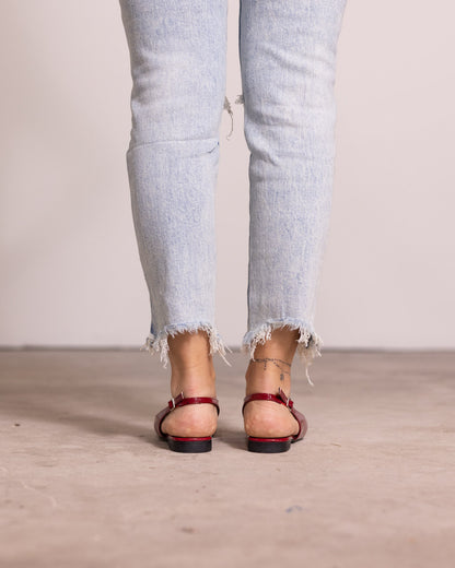 Ballerina slingback punta affusolata