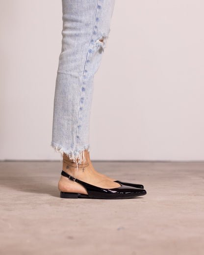 Ballerina slingback punta affusolata