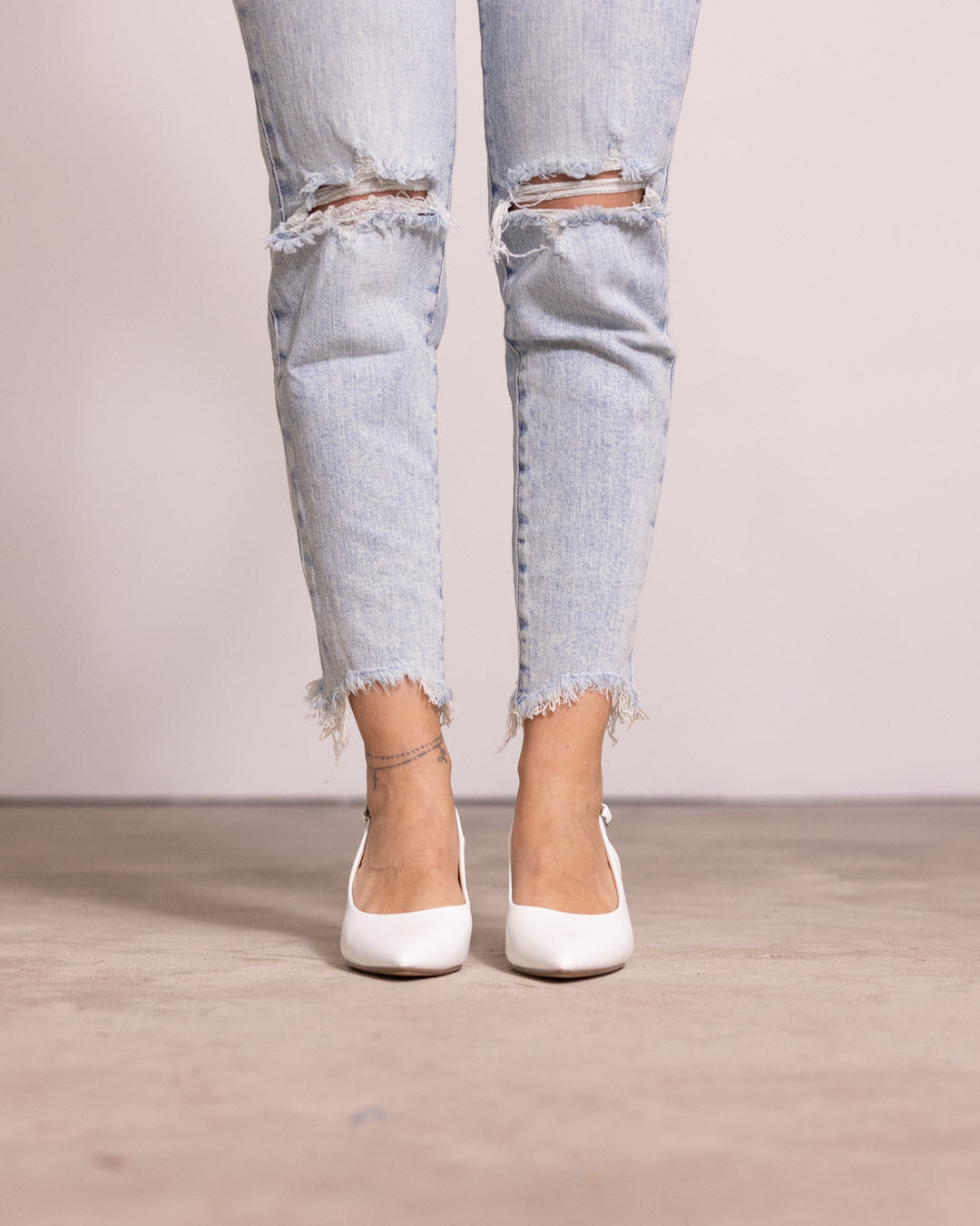 Décolleté slingback tacco medio