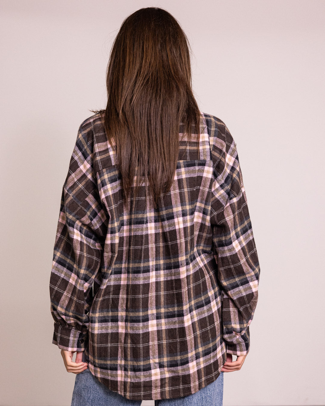 Camica oversize misto lana