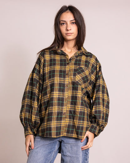 Camica oversize misto lana