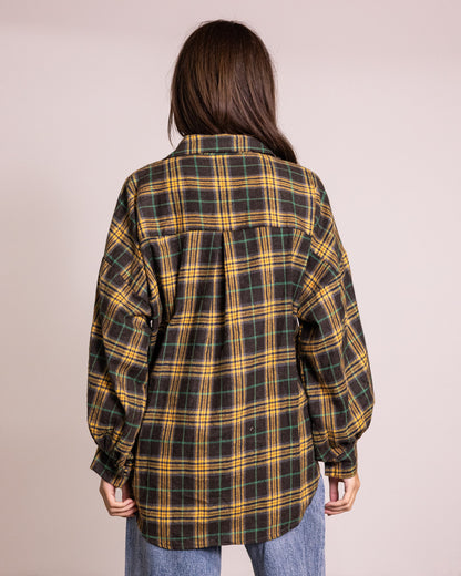 Camica oversize misto lana