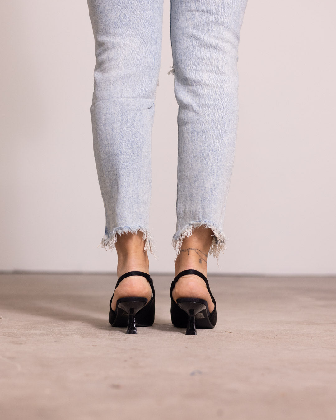 Décolleté slingback tacco kitten