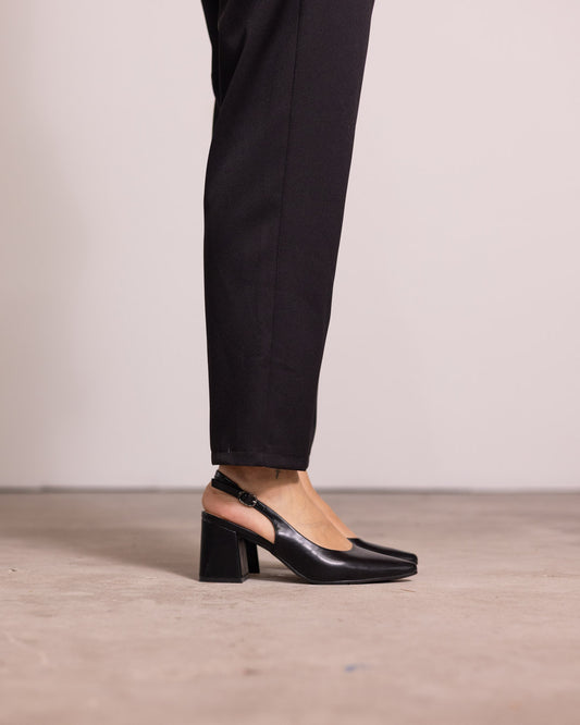 Décolleté slingback tacco medio