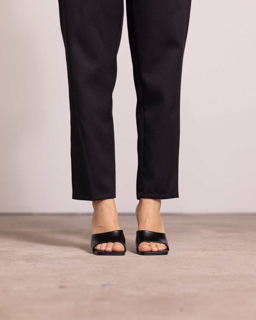 Sabot tacco lucido a stiletto