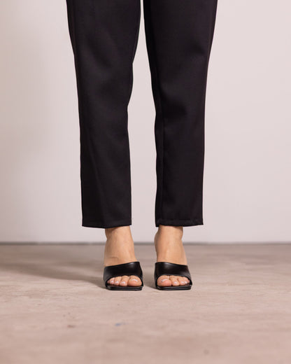 Sabot tacco lucido a stiletto