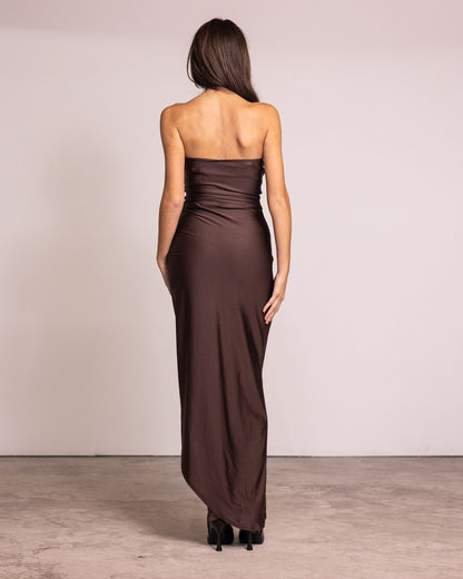 Vestito con corpetto paillettato